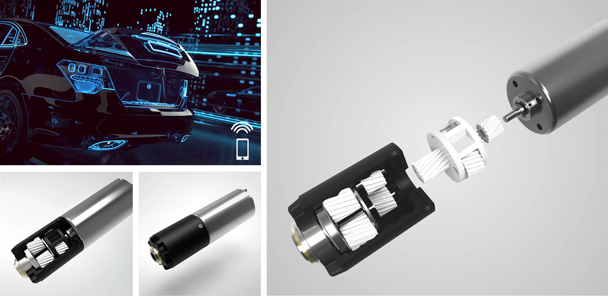 汽車電動推桿齒輪箱
